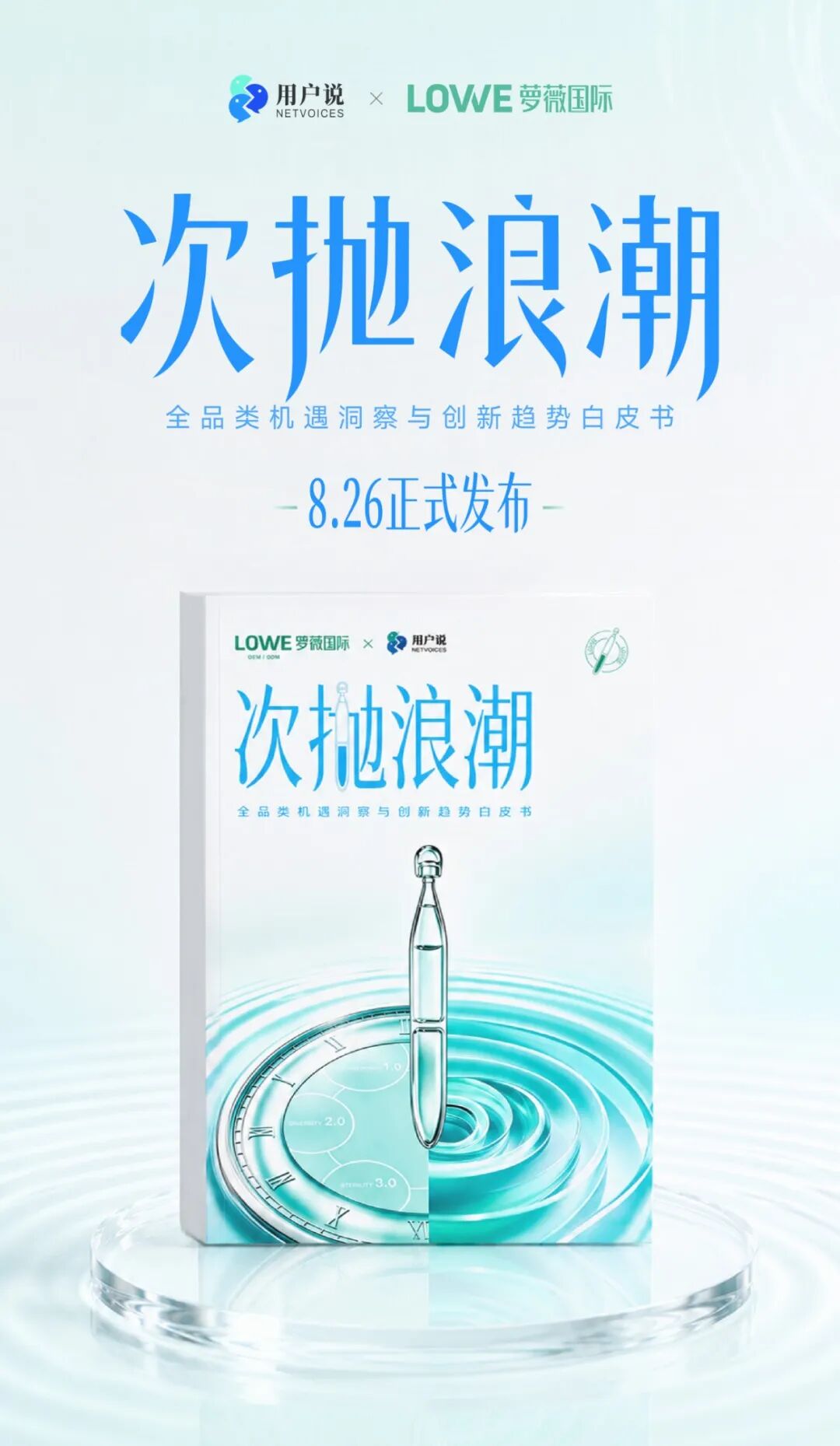 重磅发布!倒计时!8月26日,《中国次抛创新趋势白皮书》萝薇国际×用户说联合发布(images 2)